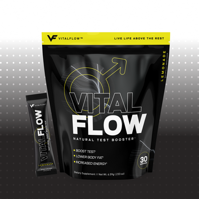 VitalFlow - Mezcla de bebida natural para aumentar la testosterona